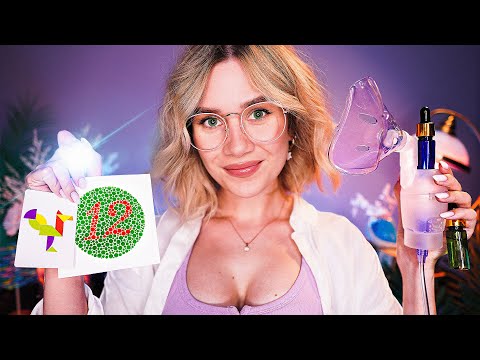 ❗️ АСМР ВРАЧ НЕВРОЛОГ 👩‍⚕️ Осмотр, Проверка Нервов, Рефлексов и Зрения asmr cranial nerve exam