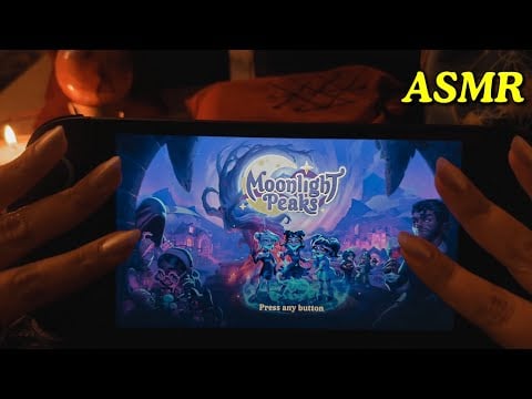 ASMR Eres un Vampiro 🦇 Jugando Moonlight Peaks 🌙🧛‍♀️ | cozy gaming + susurros 🖤
