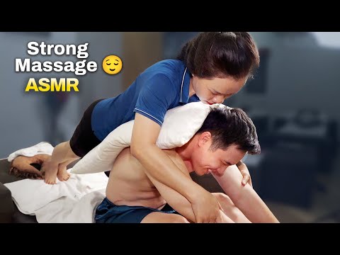 ASMR 🔥 STRONG Full Body Massage with Back, Neck, Shoulder Stress Gone!