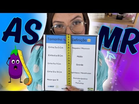Só um segundinho... vou medir você 😌 | ASMR + Sussurros