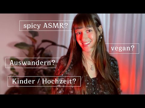 ASMR Q&A 🩷 Dinge, über die ich sonst nicht spreche