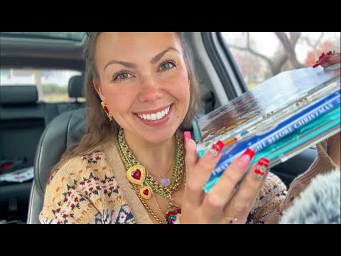 asmr/ my daughter’s 1st trip to the library📚 (showing the books she checked out)❤️✨ *jewelry sounds*