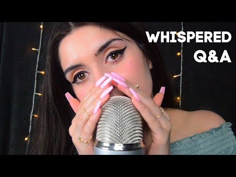 [ASMR] Tingly Rambling, Whispered Q&A