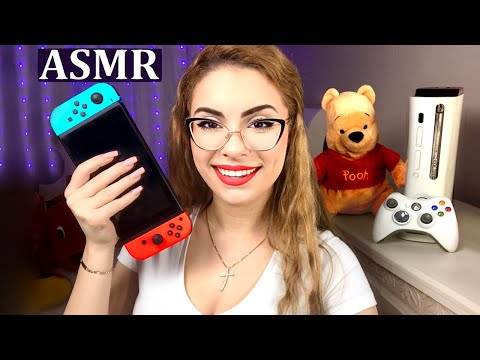 ASMR W/ My NINTENDO SWITCH ❤ Controller Sounds