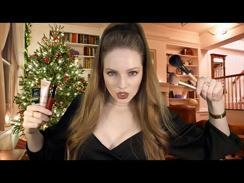 АСМР Новогодний экспресс макияж • ASMR New Year's express makeup