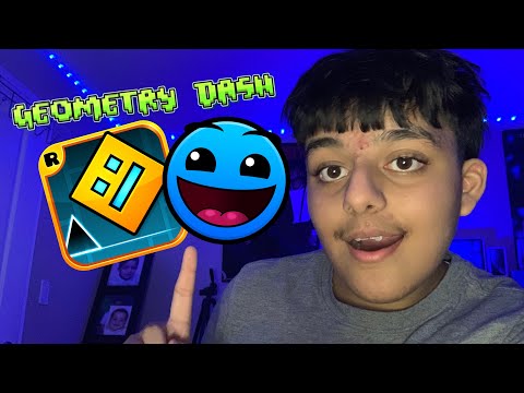 ASMR Playing Geometry Dash 
