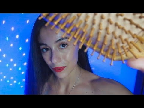 COCCOLE PER I CAPELLI ( HairBrushing, Gentle Whispering, Kiss sounds)/ASMR ITA