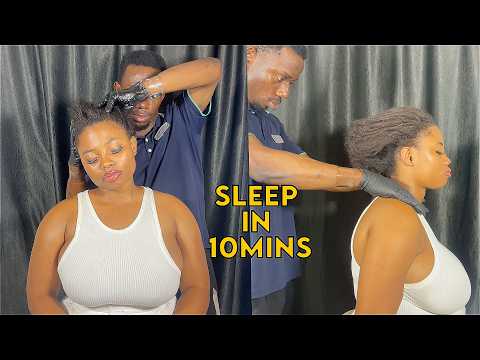 ASMR💫 Aggressive Head , Neck ,Back , shoulder and Ear Massage for Deep Sleep and Relaxation Tonight