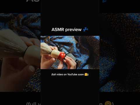 🤤ASMR preview ✨ tapping on plastic brush 🖌️ #asmr #shorts #tiktok