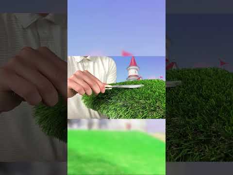 Mario cuts the lawn at Peach's Castle | #asmr #mario #asmrvideo