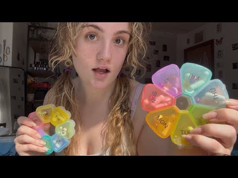what medication do i take?! ASMR Personal Attention grwm (satisfying vitamin restock)