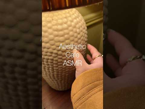 Aesthetic cafe asmr ✨🤎 #asmr #asmrshorts #viralshorts