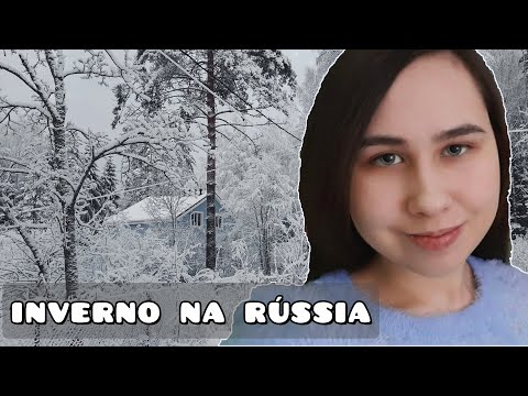 ASMR ❄ O inverno na Rússia ❄ Sons de neve e natureza ☃ O que é "дача" em russo?