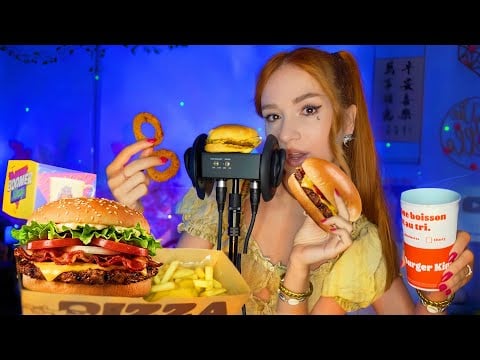 ASMR BURGER KING 🍔 Degustation 4k