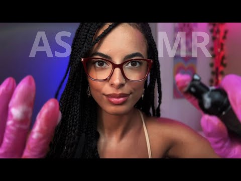 ASMR ROLEPLAY Limpeza de Pele 🧴 Muito Relaxante (Você Vai Dormir 😴)