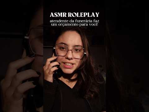 ASMR Roleplay atendente da funerária faz um orçamento para você. #asmr #asmrroleplay #asmrparadormir