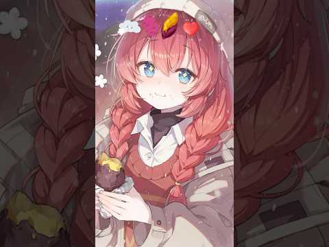 ASMR さつまいもでサプライズ愛情表現！マキのほっこりキャンプ【ブルーアーカイブ】 Blue archive Maki's sweet potato yum sound
