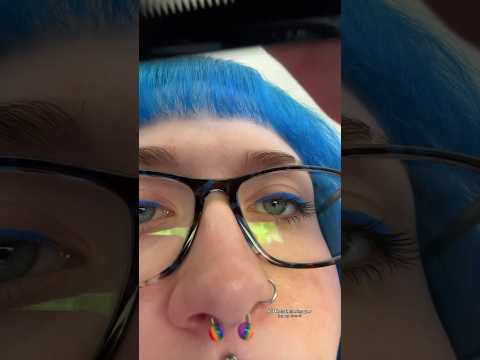 ASMR straightening your lashes🤨 #asmr #shorts