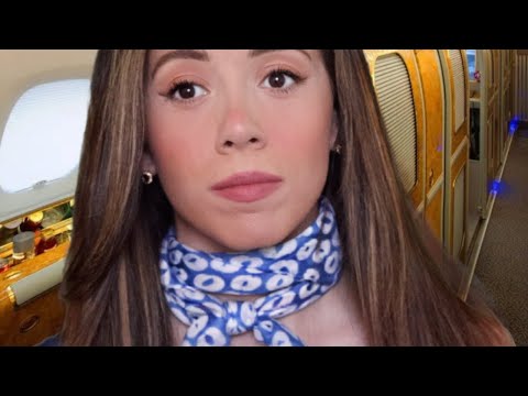 ASMR FLIGHT ATTENDANT ✈️ Luxury Experience | Soft Spoken