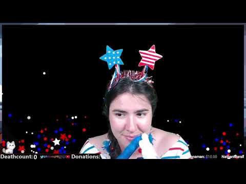 ASMR - 4th of July; Blue & White Gloves