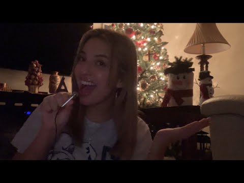 ASMR Holiday and Life Update Ramble (mini mic)🎄✨🕯️