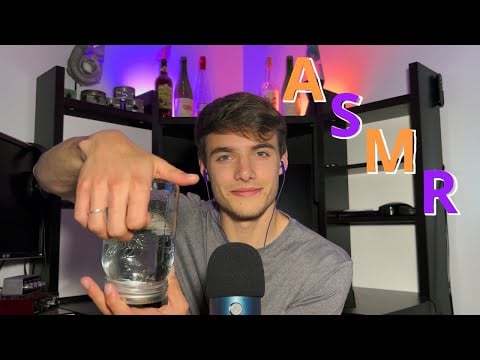 ASMR | (Water sounds, Whispers, Fast & Aggressive Tapping)