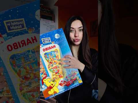 ASMR from Lulu ✨ Christmas unpacking advent calendar 🎄 #haribo #christmas #asmr #adventcalendar