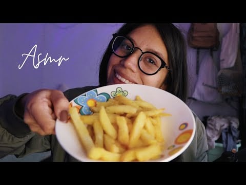 ASMR papas fritas y platicamos 🍟
