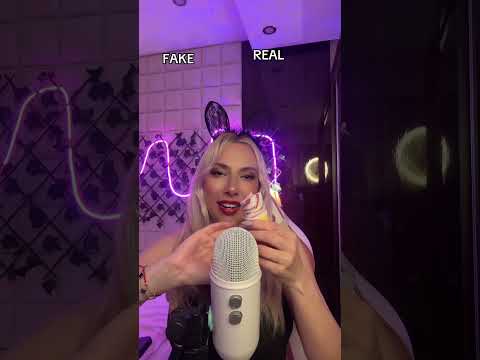 FAKE ❌REAL ✅#asmr #fake #real #fakereal #asmrsounds #asmrtiktoks #fakeorreal #asmrvideo
