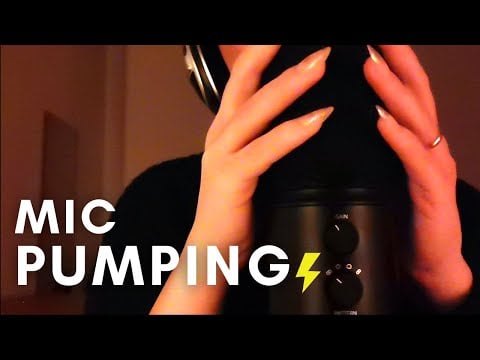 ASMR - MIC PUMPING swirling | personal attention | breathing, countdown, from slow to fast