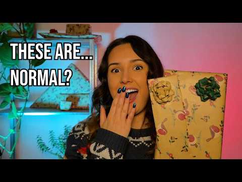 ASMR Unwrapping Your Christmas Presents (this is mildly concerning...)
