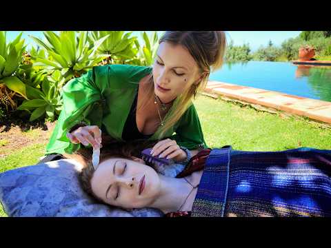 Real Person ASMR: Clearing Her Energy with Reiki & Scalp Massage Ft @MissChloeASMR