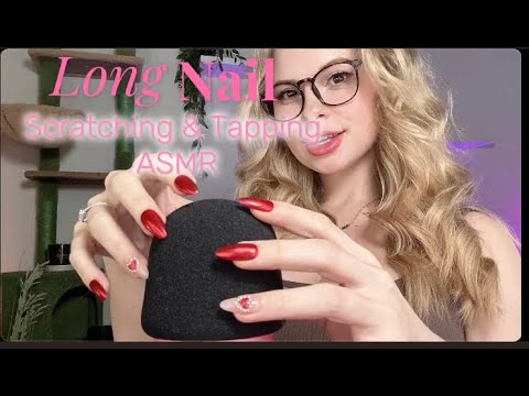 Long Nail 💅  Scratching and tapping ASMR ♥️