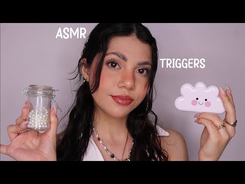 ASMR triggers relajantes para ir dormir☁️ | Dámaris ASMR♡