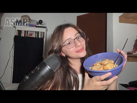 ASMR en Español | Como pasta y les cuento qué ha pasado en mi vida 