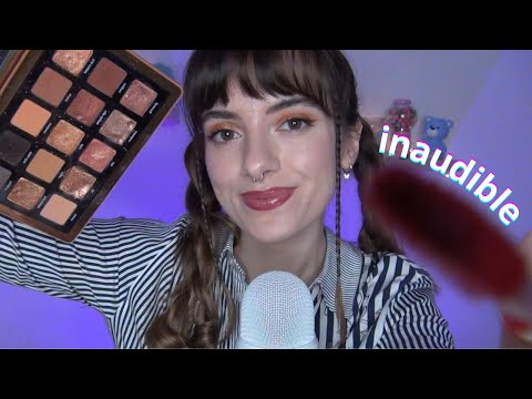 ASMR FR | Je te maquille en INAUDIBLE 🤯 (et tu t'endors)