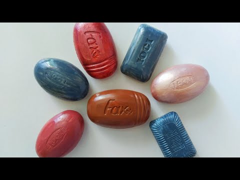 Dry Soap carving ASMR/ relaxing sounds/No talking. Satisfaction ASMR video/Cutting soap