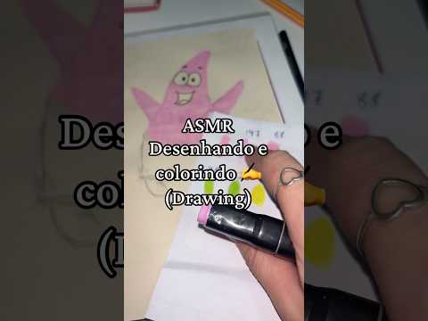Qual nota pra minha arte? ✍️😌 #asmr #relax #drawing #colorindo