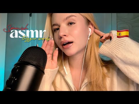 asmr spanish trigger words | asmr en español 🇪🇸