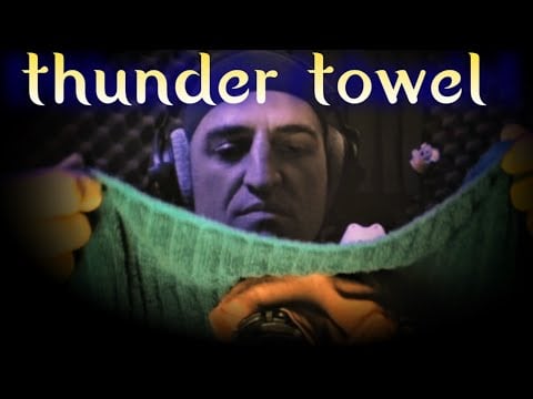 Thunder ⛈️ Towel #ASMR #SleepAid & #Sleep Sounds