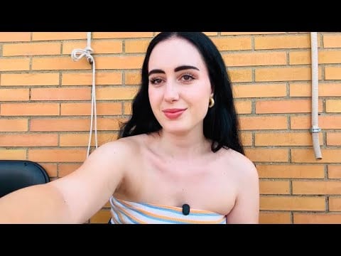 OUTSIDE ASMR ~ VISUAL (hand & mouth sounds) for sleep💤