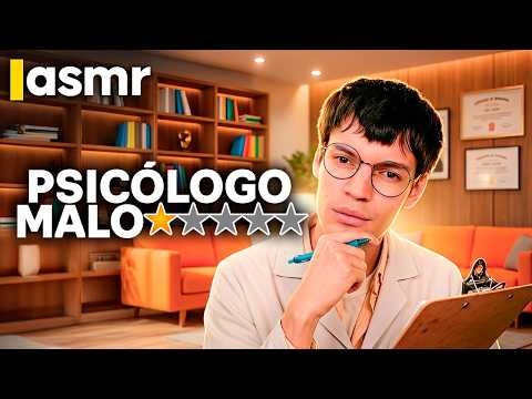 ASMR Roleplay para DORMIR: Psicólogo de malas vibras que cura tu ansiedad