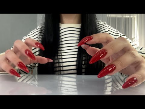 LOFI ASMR ✨ table tapping & scratching & nail sounds I fast not aggressive (brain melting)
