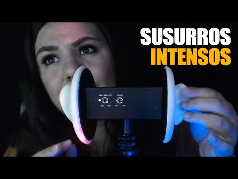 ASMR Español Susurros Intensos y Cosquillas de Oido a Oido / Deep Whispering 3D / Murmullo Latino