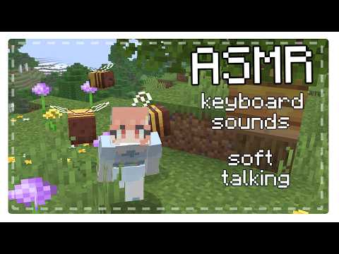 playing Minecraft while you sleep ASMR ♡