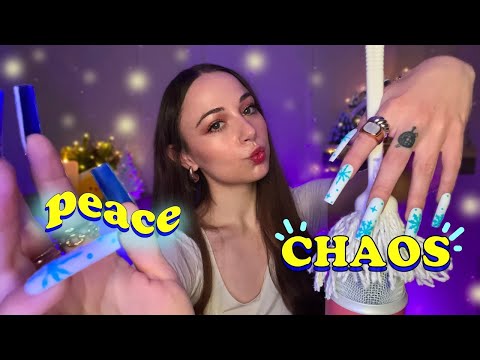 ASMR For TINGLES⚡️💥 Unpredictable Peace + Chaos 🫠☆