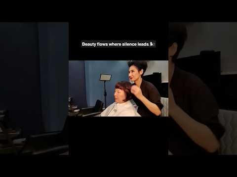 Hair salon ASMR visual and auditory activation #Short cut trimming