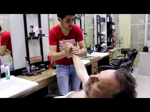 ASMR TURKISH  Barber arm Head and Neck back massage Relax Sleep Wonderful