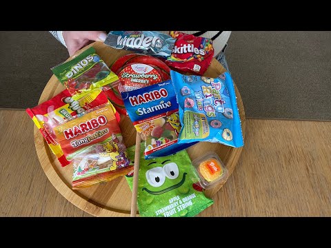 ASMR crinkle candy sounds, crinkle sounds Halloween sweets, candy, no talking