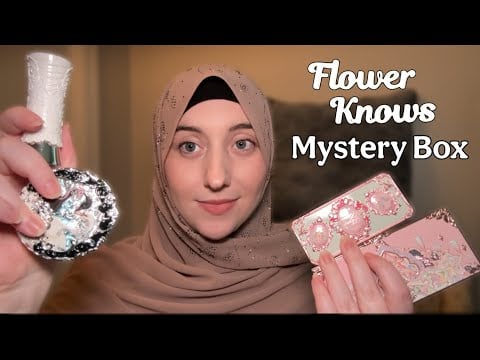 ASMR Doing Your Makeup With A Flower Knows Mystery Box